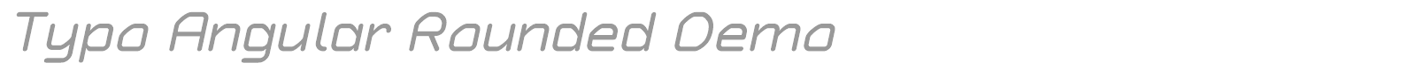 Typo Angular Rounded font preview